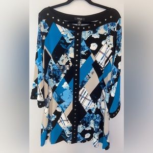 Mixed pattern, Studded Tunic 2X